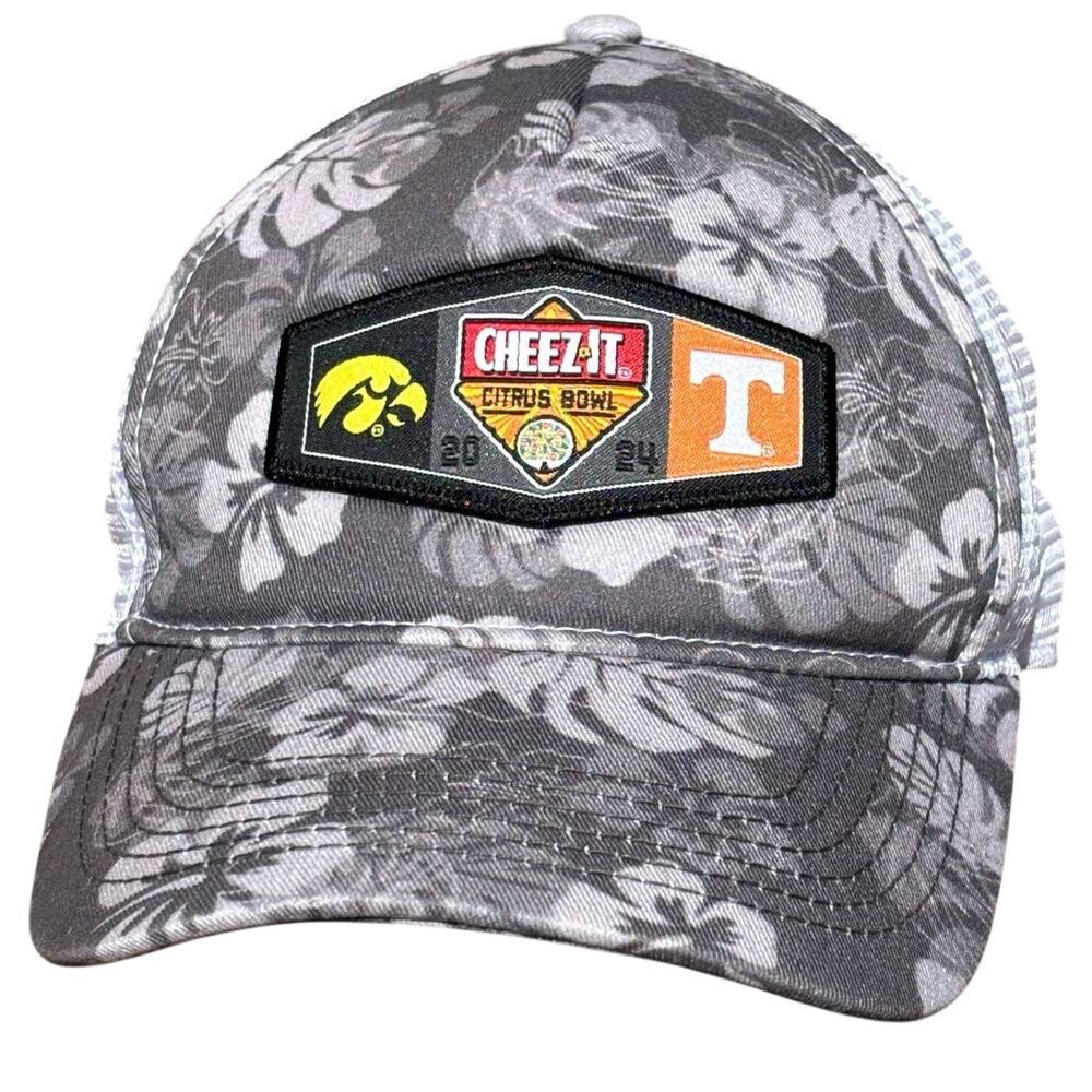 Gray Floral Cheez It Men's Hat